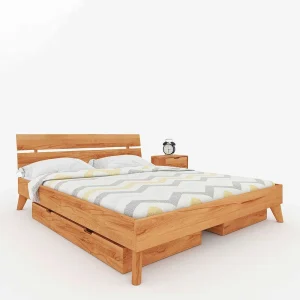 210cm Langes Doppelbett Gestell Aus Holz – Junola 10