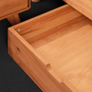 210cm Langes Doppelbett Gestell Aus Holz – Junola 14