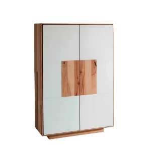 72×112 Design Schuhschrank In Weiß Glas – Mandrey I 8