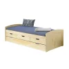 90×200 Bett Mit Ausziehbett & Schubladen – Alejandro 16