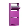 Hingucker Schuhschrank In Violett – Desk 22