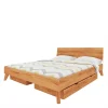 Massives Holz Doppelbett Mit Stauraum – Junola 20