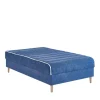 Verstellbare Daybed Polsterliege In Blau Samt – Blackbird 22