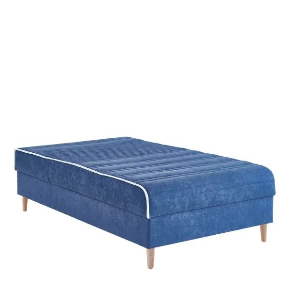 Verstellbare Daybed Polsterliege In Blau Samt – Blackbird 1