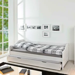 Weißes Funktionsbett Mit Rollrosten – Fistran 10